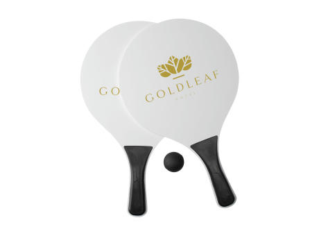 BeachTennis Strandspiel Werbeartikel