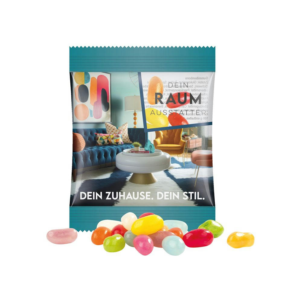 Minitüte 10 g American Style Jelly Beans Werbeartikel