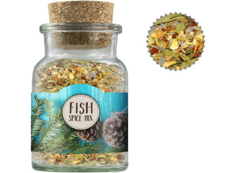 Product image Weihnachts Gewürzmischung Fisch, ca. 60g, Korkenglas Werbeartikel