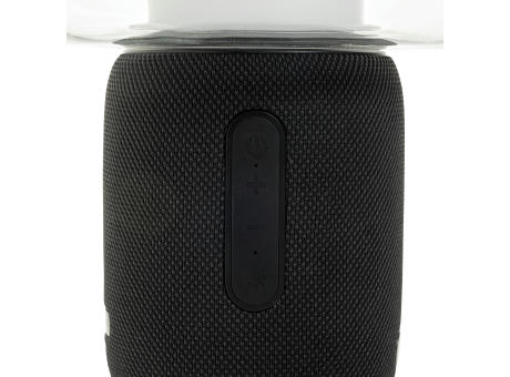 Lux 10W Lautsprecherlampe aus RCS recyceltem Kunststoff Werbeartikel