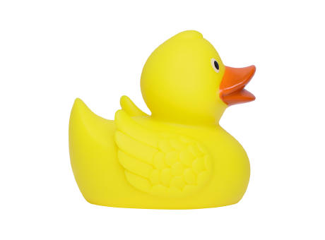 Renn-Ente, mit Metallplatte Werbeartikel