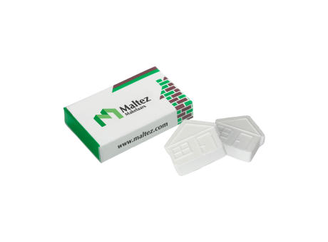 Product image Box mit Häuschen-Pfefferminz Werbeartikel