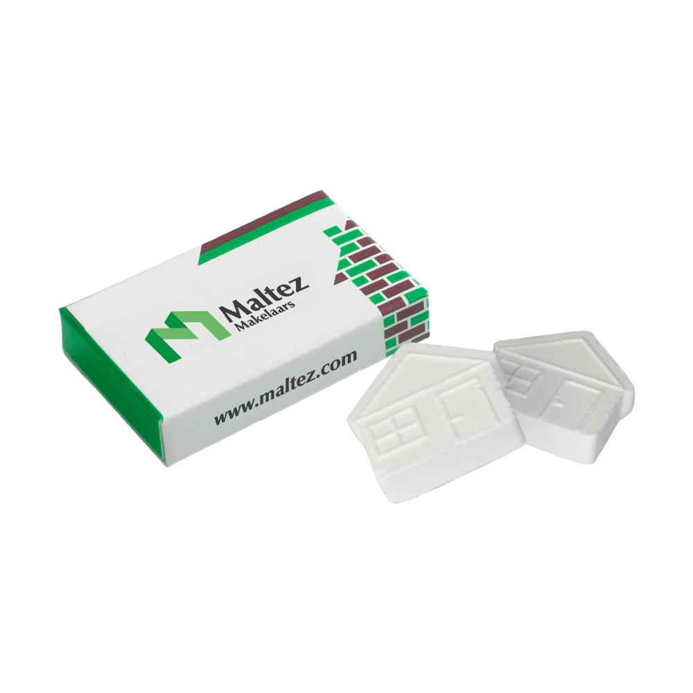 Product image Box mit Häuschen-Pfefferminz Werbeartikel