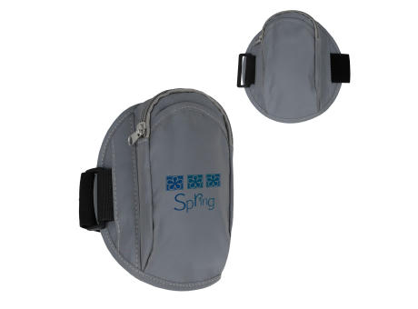 Reflektierendes Sportarmband mit Tasche Werbeartikel