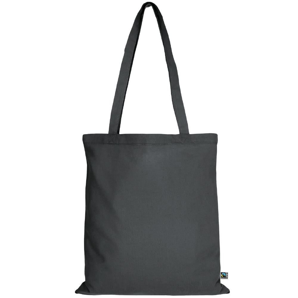T15011-TEXXILLA Tasche aus Fairtrade-zertifizierter Baumwolle mit zwei langen Henkeln, ca. 140 g/m², ca. 38 x 42 cm Werbeartikel