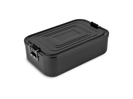 ROMINOX® Lunchbox // Quadra Schwarz matt XL Werbeartikel