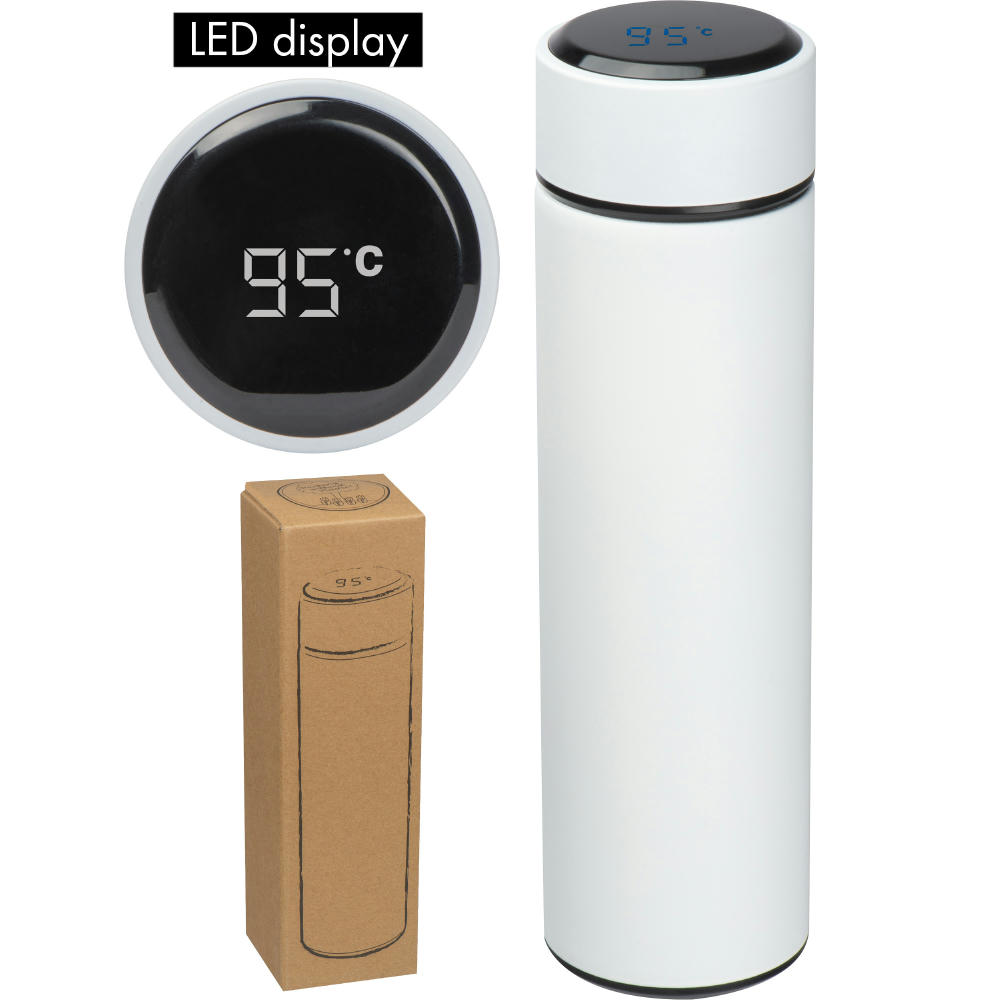 Product image Vakuum Edelstahlflasche mit LED Temperaturanzeige Werbeartikel