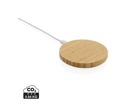 15W Bambus Wireless Charger Werbeartikel