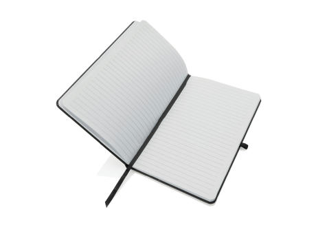 A5 Hardcover Notizbuch aus GRS recyceltem PU bedrucken