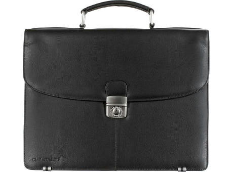 Charles Dickens Aktentasche aus Leder Shia Werbeartikel