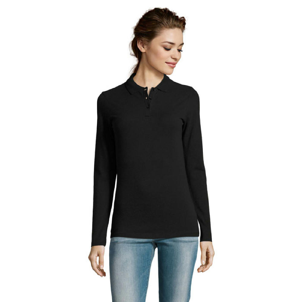 PERFECT DAMEN LSL POLO  180 Werbeartikel