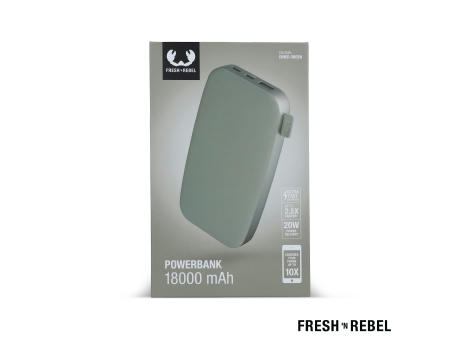 2PB18100 | Fresh 'n Rebel Powerbank 18000mAh USB-C Fast Charging 20W bedrucken