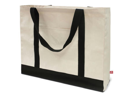 MARBELLA - Große Strandtasche mit Boden- Seitenfalte bedrucken