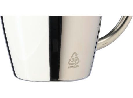 Recycelte Isolierbecher-Set aus Edelstahl Naya Werbeartikel