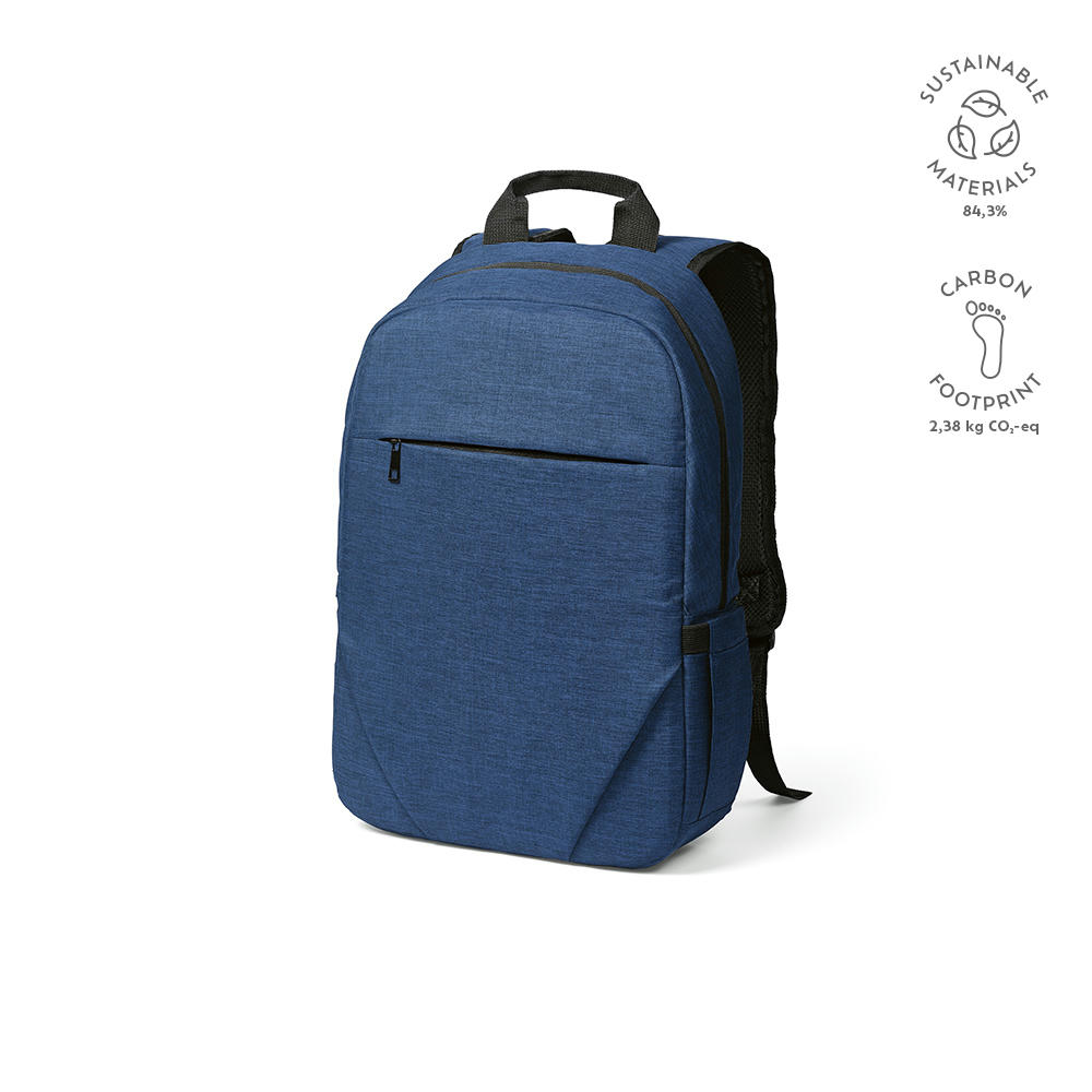 Product image Vilnius 18L Rucksack aus rPET. Fronttasche. Laptops bis 17" Werbeartikel