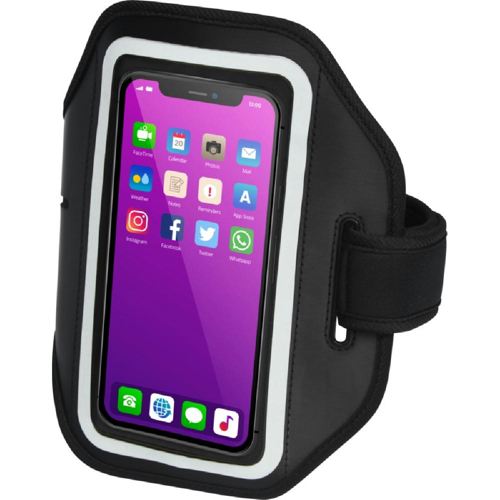 Product image Haile reflektierendes Smartphone Armband mit transparenter Abdeckung Werbeartikel