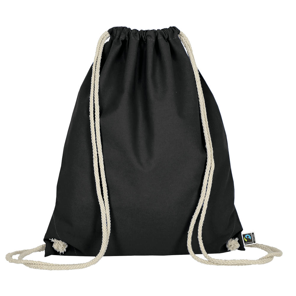 T15021-TEXXILLA Turnbeutel aus Fairtrade-zertifizierter Baumwolle, ca. 140 g/m², ca. 38 x 46 cm Werbeartikel