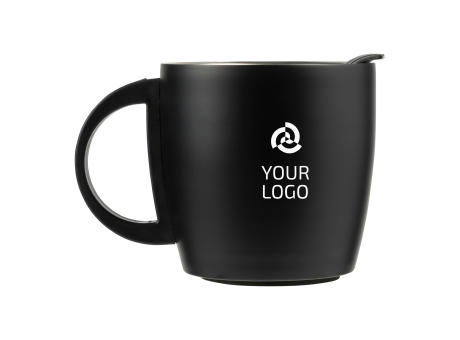 Doppelwandiger Kaffeebecher aus Edelstahl (350 ml) Rania Werbeartikel