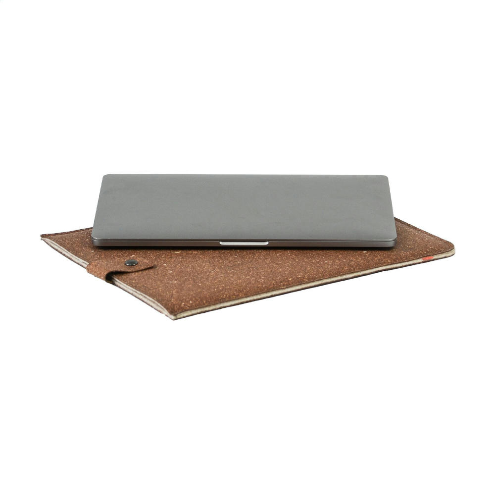 Recycled Leather Laptop Sleeve 16" Werbeartikel