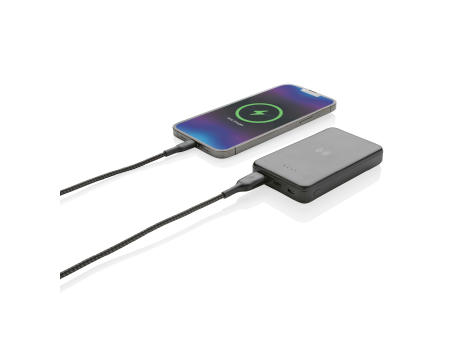 Product image 5.000mAh 5W Wireless Powerbank aus RCS recyceltem Kunststoff bedrucken