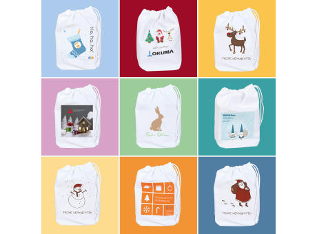 3 Tee Spezialitäten im Baumwollsäckchen Werbeartikel