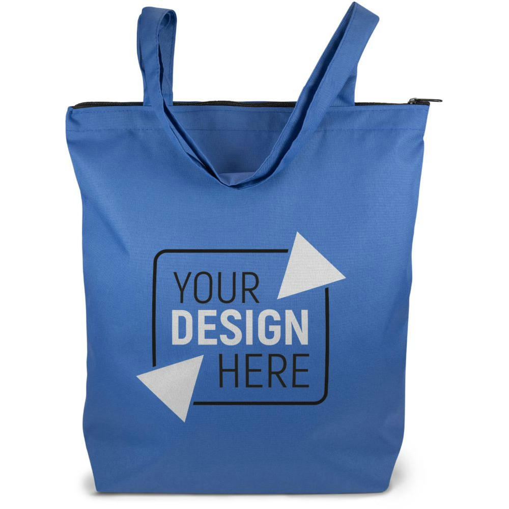 ATLANTA – Tasche aus 300D Polyester mit Reißverschluss und Bodenfalte Werbeartikel