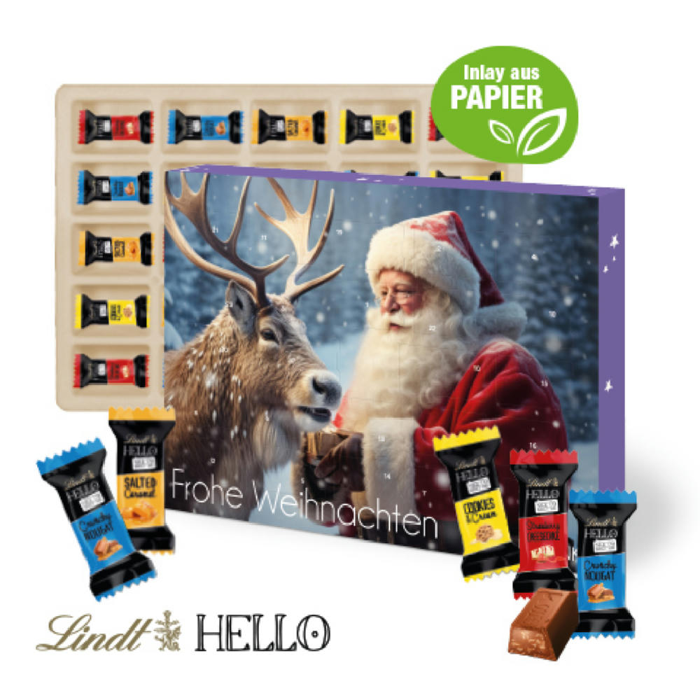 Product image Wand-Adventskalender Lindt HELLO Werbeartikel
