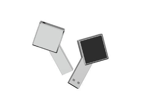Product image USB-Stick LED 07 USB 2.0 COB 1 GB Silber Werbeartikel