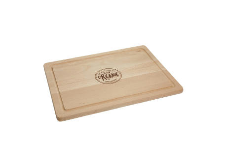Schneidbrett "Woody" Rechteck, groß Werbeartikel