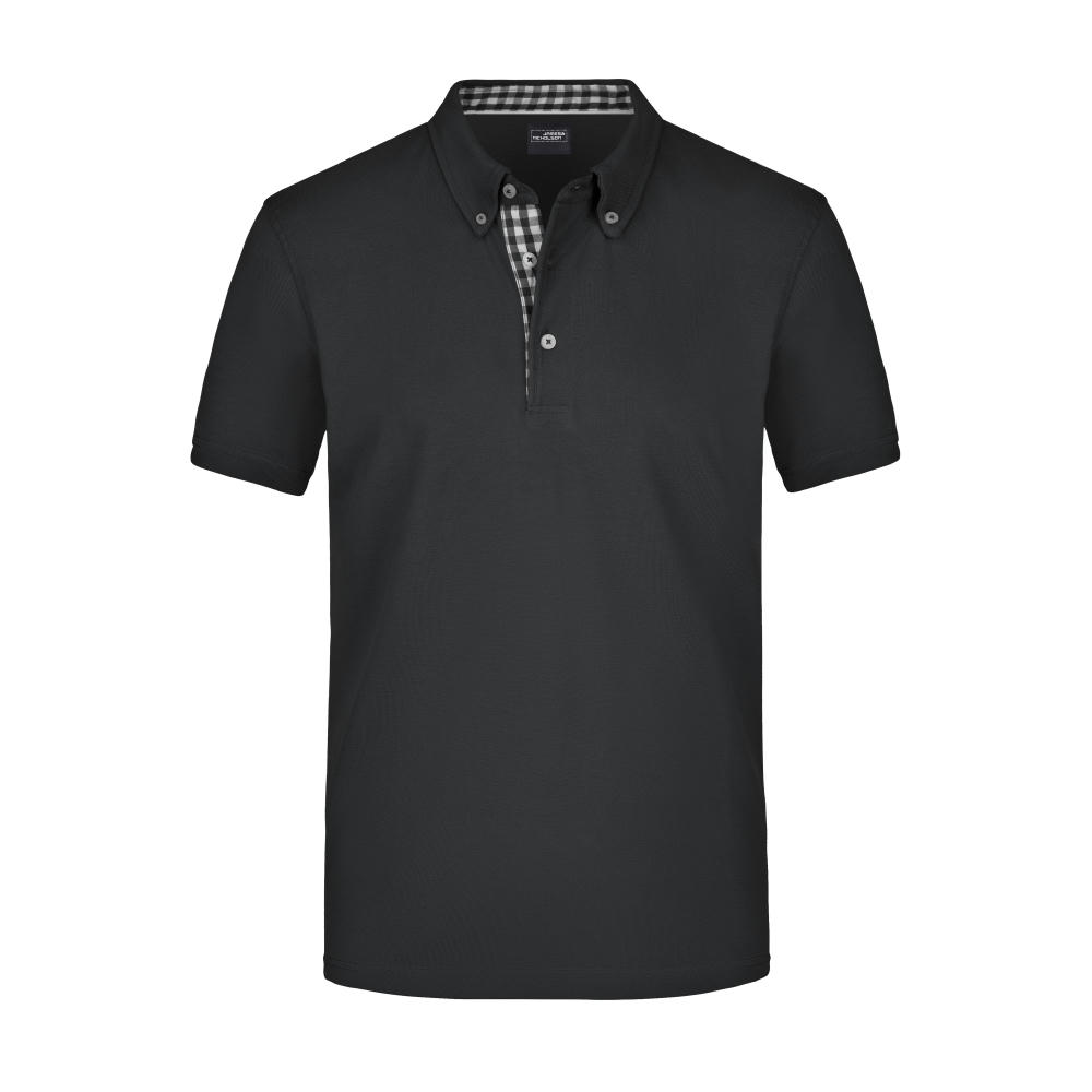 Product image Men's Plain Polo - Polo mit Button-Down Kragen Werbeartikel