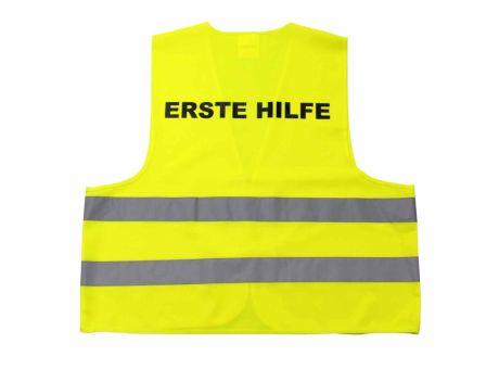 Product image Qualitäts KFZ-Warnweste PREMIUM Erste Hilfe Werbeartikel