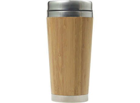 Product image Doppelwandiger Isolierbecher aus Bambus Sabine bedrucken