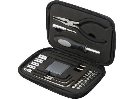 Werkzeug-Set in Kunstledertasche Lani Werbeartikel