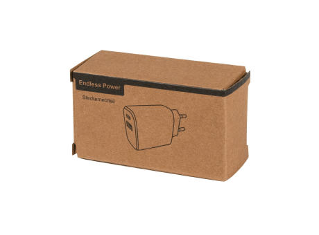 ENDLESS POWER - USB-Adapter-Stecker-Netzteil Werbeartikel