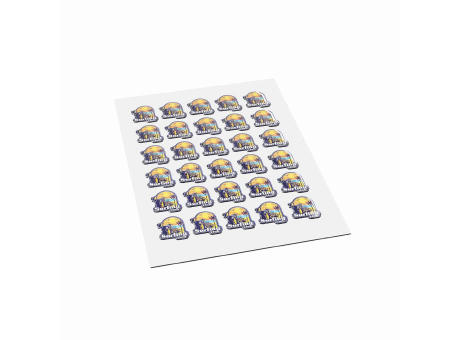 Doming Stickers on A3 sheet Werbeartikel