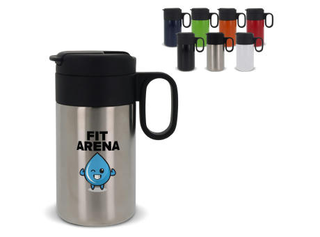 Isolierbecher Flow mit Griff 250ml bedrucken