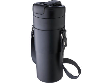 Doppelwandige Edelstahl-Trinkflasche 730 ml Kelvin Werbeartikel