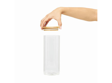 ECO STORAGE L - Glas-Vorratsdose, Füllmenge ca. 850 ml Werbeartikel