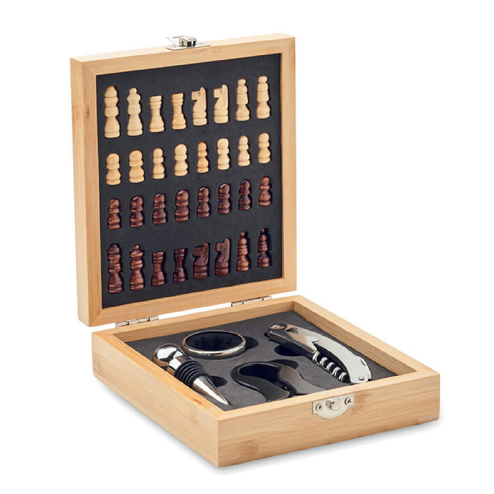 Product image Weinset mit Schachspiel Werbeartikel