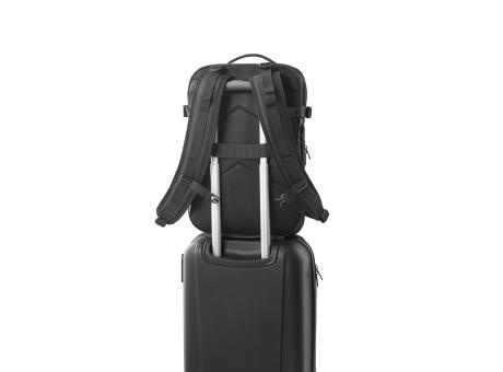 DALLAS. Hochverdichteter Reiserucksack aus recyceltem 600D-Polyester für 17.3"-Laptop bedrucken