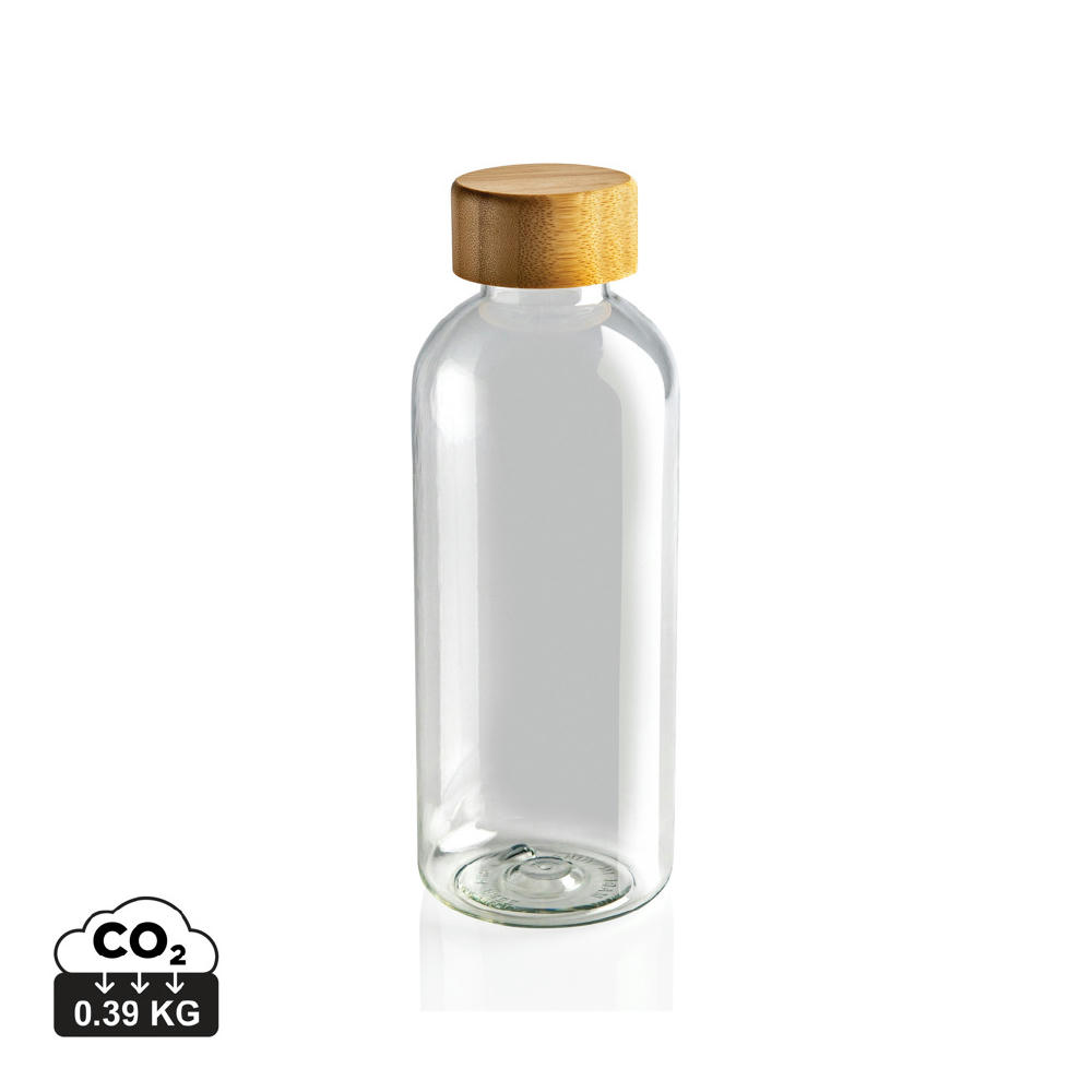 Product image RCS rPET Flasche mit Bambus-Deckel Werbeartikel