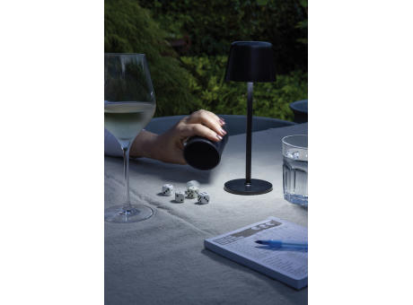 Zenic USB Tischleuchte aus RCS recyceltem Kunststoff bedrucken