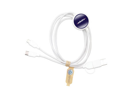 Charging Cable RCS Recycled ABS-TPE Ladekabel bedrucken