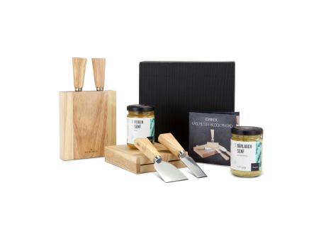 Geschenkset / Präsenteset: Edles Käse-Trio Werbeartikel