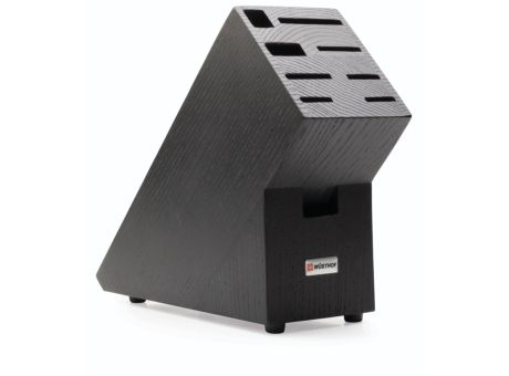 Wüsthof Messerblock Eschenholz schwarz für 9 Teile bedrucken