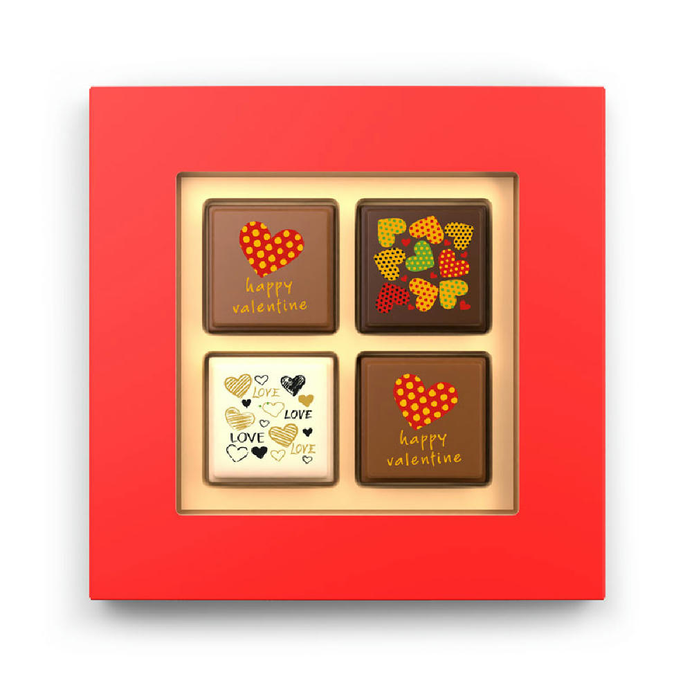 Logopralinen 4er Box Werbeartikel