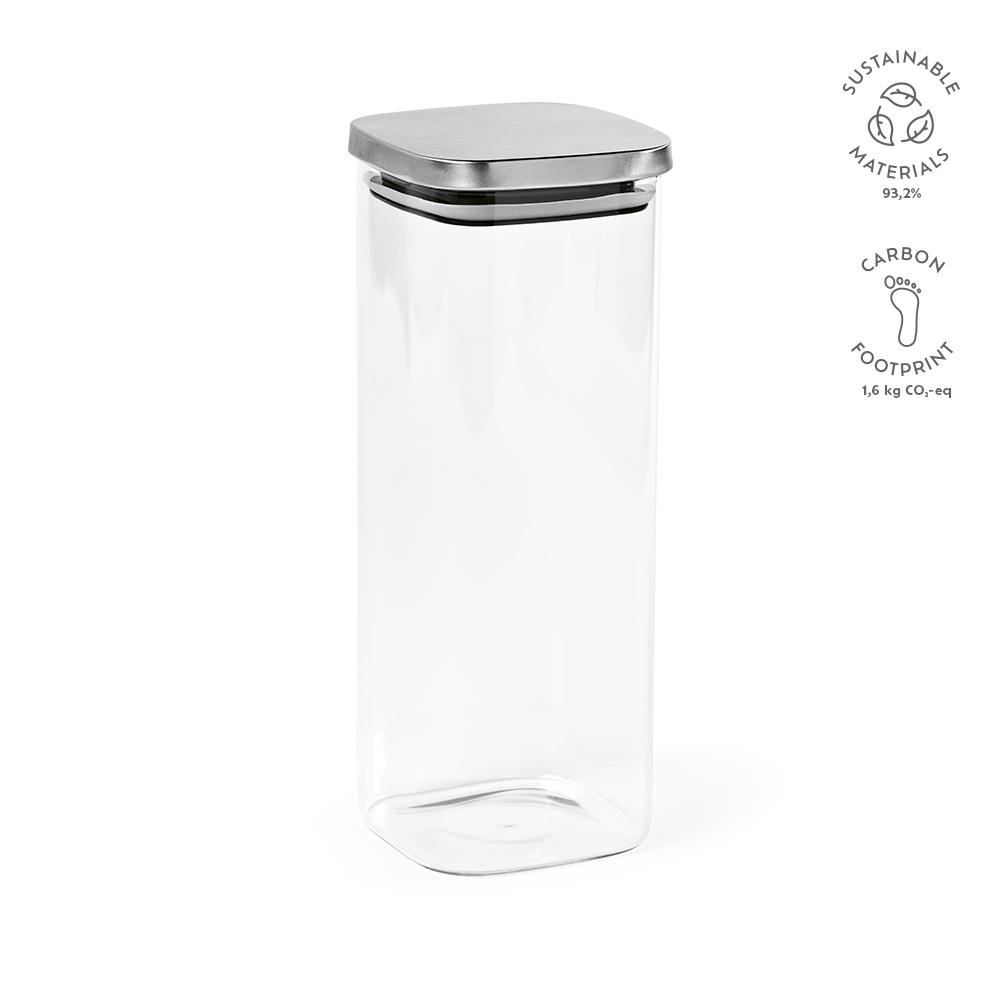 Product image Delacroix 2100 Vorratsbehälter Borosilikat Glas 2130 ml Werbeartikel