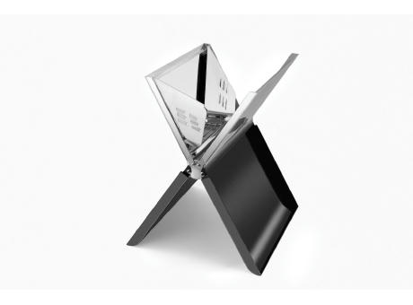 SOLID Klappbarer, moderner Holzkohlegrill Werbeartikel