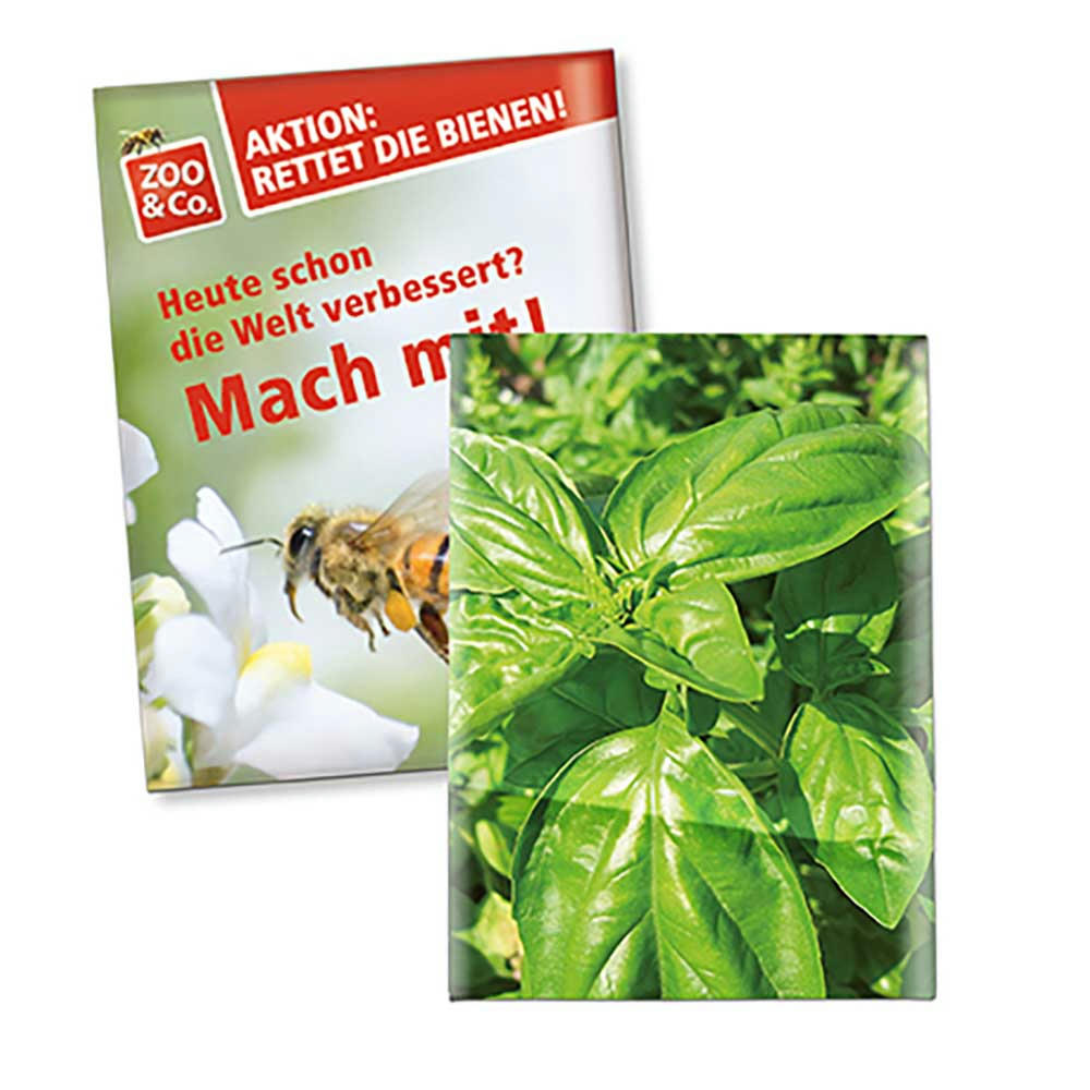 Product image Samentütchen Klein - Standardpapier - Basilikum Werbeartikel