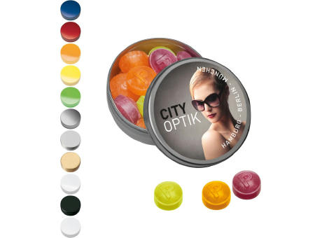 Product image XS-Taschendose mit Pulmoll Pastillen, 16g Werbeartikel